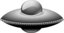 Ufo In Metalic Style