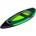 download Canoe clipart image with 45 hue color
