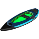 download Canoe clipart image with 90 hue color