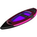 download Canoe clipart image with 225 hue color