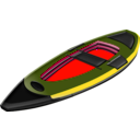 download Canoe clipart image with 315 hue color