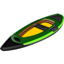 download Canoe clipart image with 0 hue color