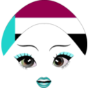 download Pretty Uae Girl Smiley Emoticon clipart image with 180 hue color