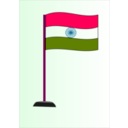 download Indian National Flag clipart image with 315 hue color