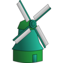 download Windmill clipart image with 135 hue color