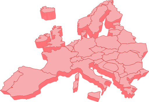 European Map 3d