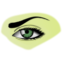 download Eye clipart image with 45 hue color