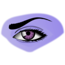 download Eye clipart image with 225 hue color