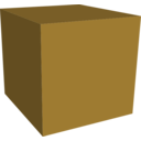 download Green Cube clipart image with 315 hue color