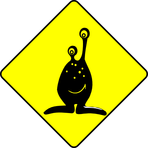 Caution Alien