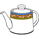download Fast Food Drinks Tea Pot clipart image with 180 hue color