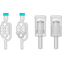 download Homebrewing Airlocks clipart image with 180 hue color