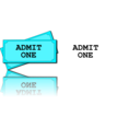 download Movie Tickets clipart image with 135 hue color
