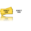 download Movie Tickets clipart image with 0 hue color