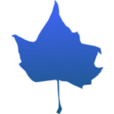 download Maple Leaf clipart image with 180 hue color