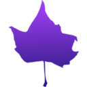 download Maple Leaf clipart image with 225 hue color