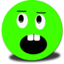download Angry Surprised Smiley Pink Emoticon clipart image with 135 hue color