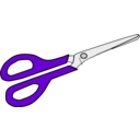 download Scissors clipart image with 270 hue color