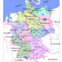 download Political Map Of Germany 2 clipart image with 45 hue color