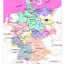 download Political Map Of Germany 2 clipart image with 135 hue color