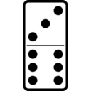 download Domino Set 21 clipart image with 180 hue color