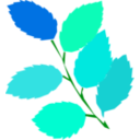 download Simple Spring New Leaves clipart image with 90 hue color