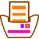 download Fileprint clipart image with 270 hue color