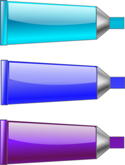 Color Tube Blue Purple Cyan