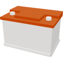 download Car Battery clipart image with 180 hue color