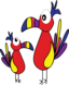 Clown Birds