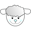 download Sheep Nice clipart image with 180 hue color