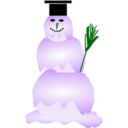 download Snowman clipart image with 90 hue color