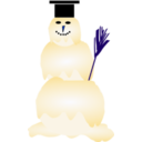 download Snowman clipart image with 225 hue color