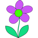 download Simple Flower clipart image with 45 hue color