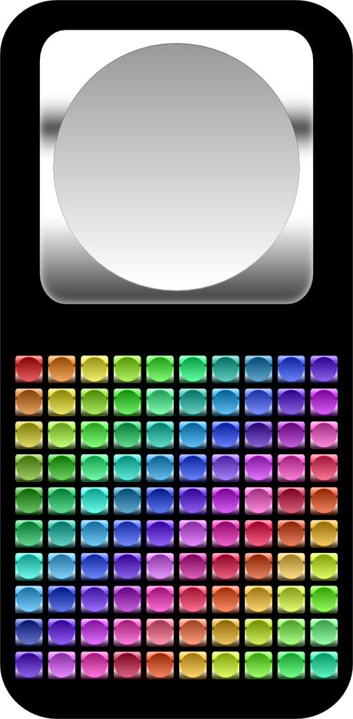 Square Icon With Inner Circle