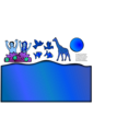 download Creation Scene Part 1 clipart image with 180 hue color