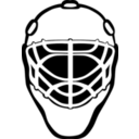 download Goalie Mask Simple clipart image with 270 hue color