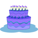 download Gateau clipart image with 225 hue color