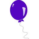 download Red Balloon clipart image with 270 hue color