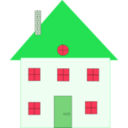 download House 2 clipart image with 135 hue color