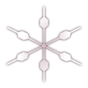 download Snow Flake Icon clipart image with 135 hue color