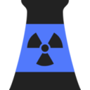 download Nuclear Power Plant Reactor Symbol 2 clipart image with 180 hue color