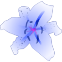 download Lily01 4 clipart image with 180 hue color
