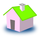 download House clipart image with 90 hue color