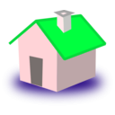 download House clipart image with 135 hue color