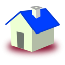 download House clipart image with 225 hue color