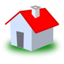 download House clipart image with 0 hue color