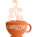 download Cappuccino clipart image with 0 hue color