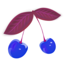 download Cherry clipart image with 225 hue color