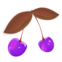 download Cherry clipart image with 270 hue color